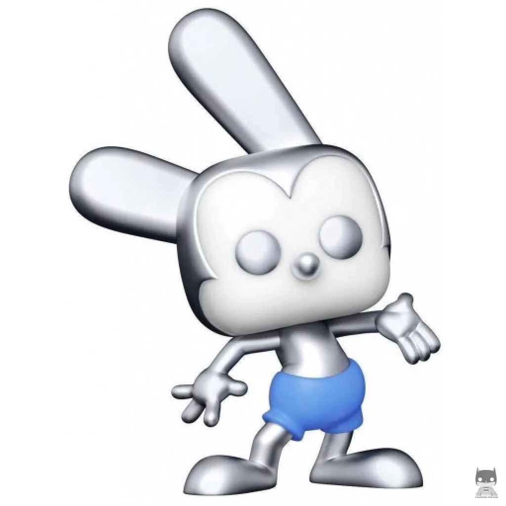 Figurine Funko POP Oswald Le Lapin Chanceux (Silver) (100 ans de Disney)