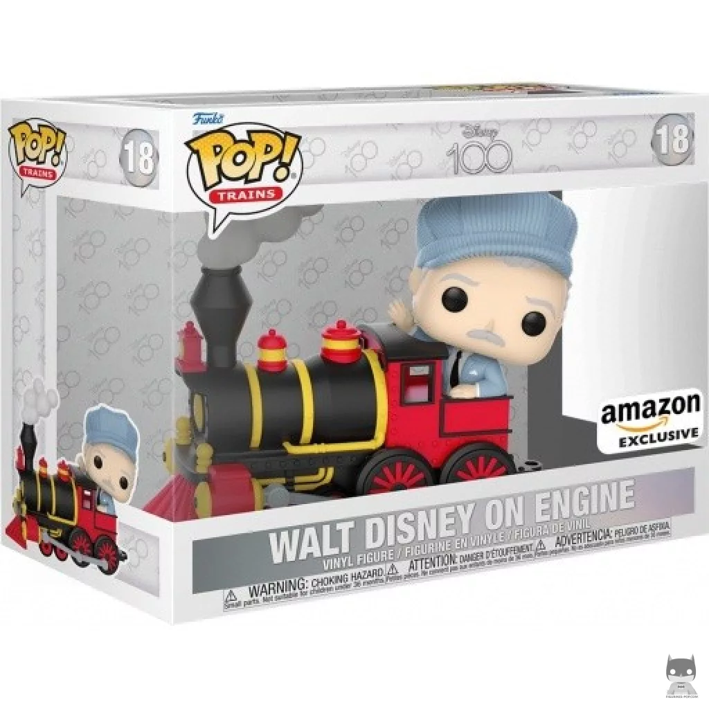 Figurine Funko POP Walt Disney sur Locomotive avec boîte