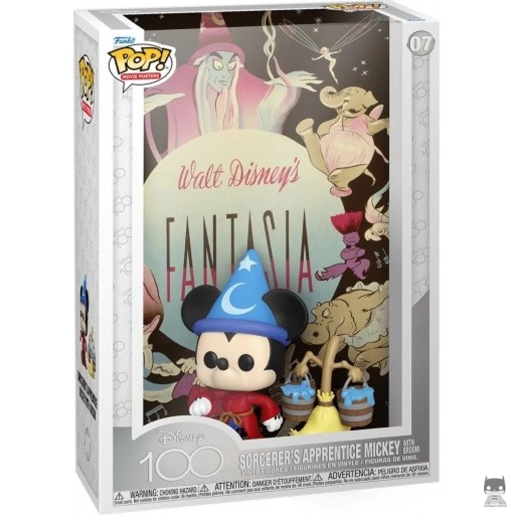 Figurine Funko POP Mickey l'Apprenti Sorcier avec balai avec boîte