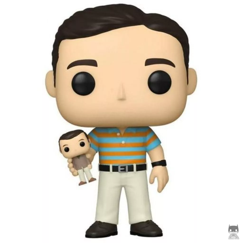 Figurine Funko POP Andy tenant l'Oscar (40 ans, toujours puceau)
