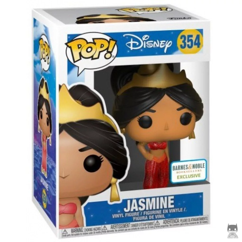 Figurine Funko POP Jasmine (Glitter) avec boîte