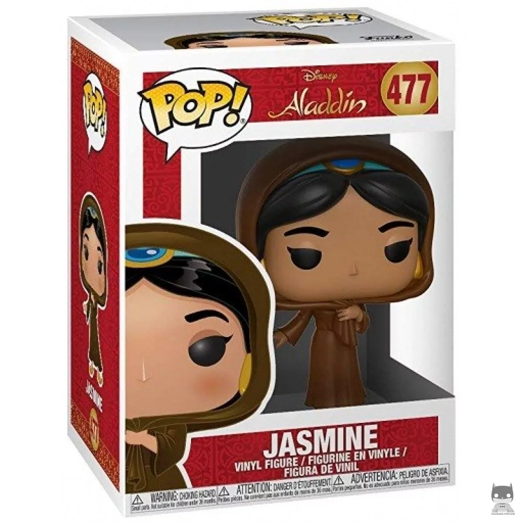 Figurine Funko POP Jasmine (déguisée) avec boîte