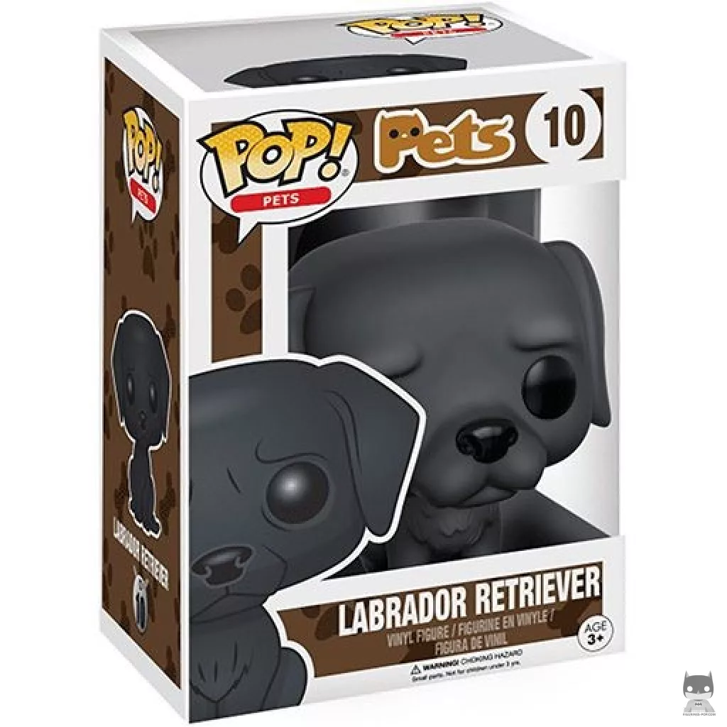 Figurine Funko POP Labrador Retriever (Noir) avec boîte
