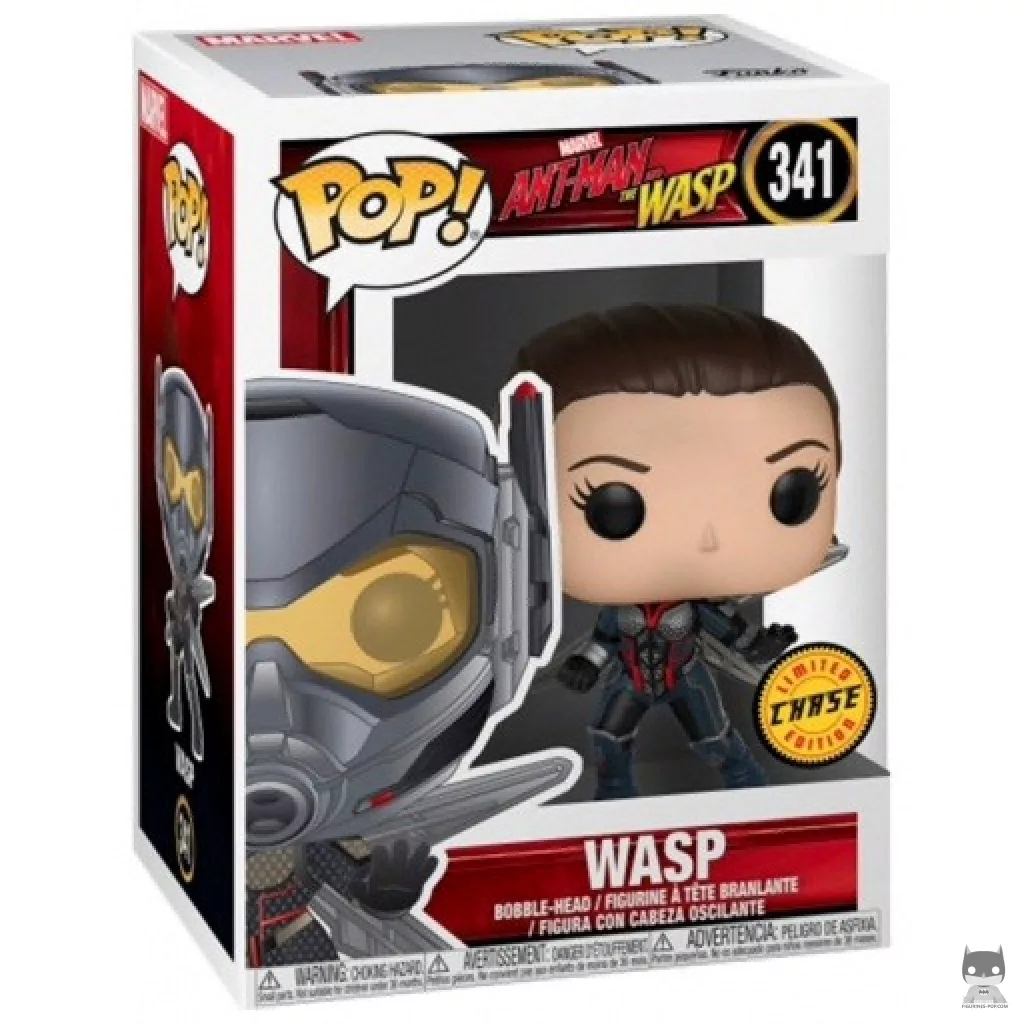 Figurine Funko POP La Guêpe (sans masque) (Chase) avec boîte