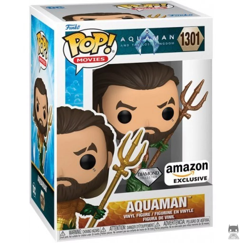 Figurine Funko POP Aquaman (Diamond Glitter) avec boîte