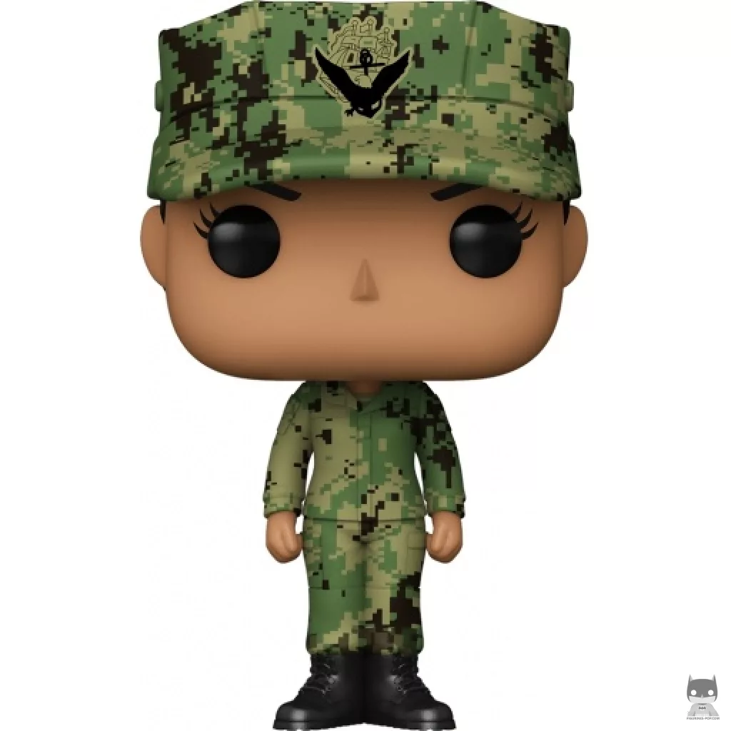 Figurine Funko POP Marin de la Navy Américaine Femme (Hispanique) (Armée USA)