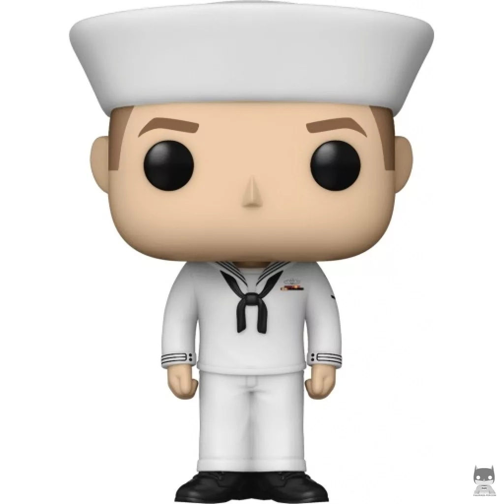 Figurine Funko POP Marin de la Navy Américaine Homme en Tenue de Cérémonie (Causasien) (Armée USA)