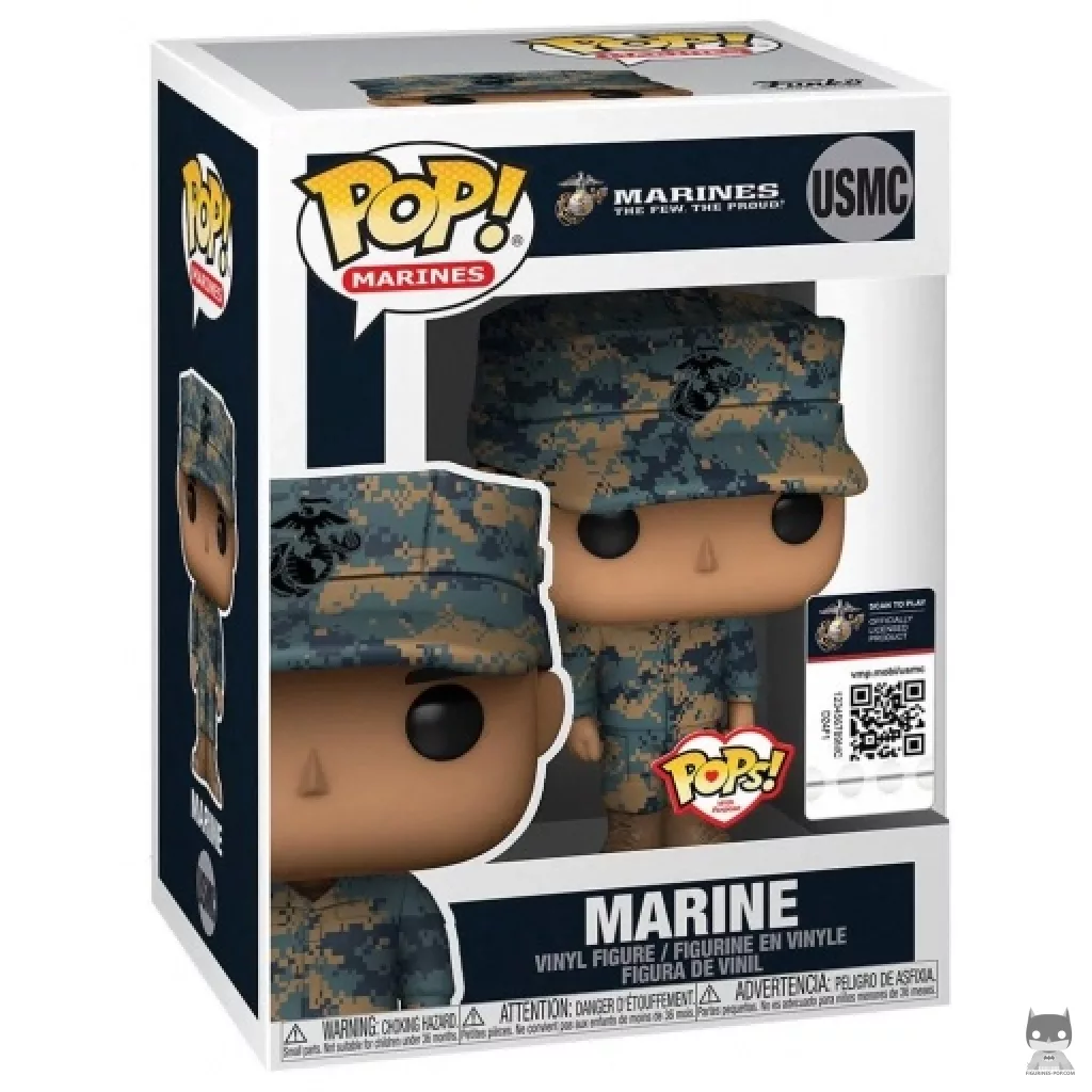 Figurine Funko POP Marine Homme (Hispanique) avec boîte