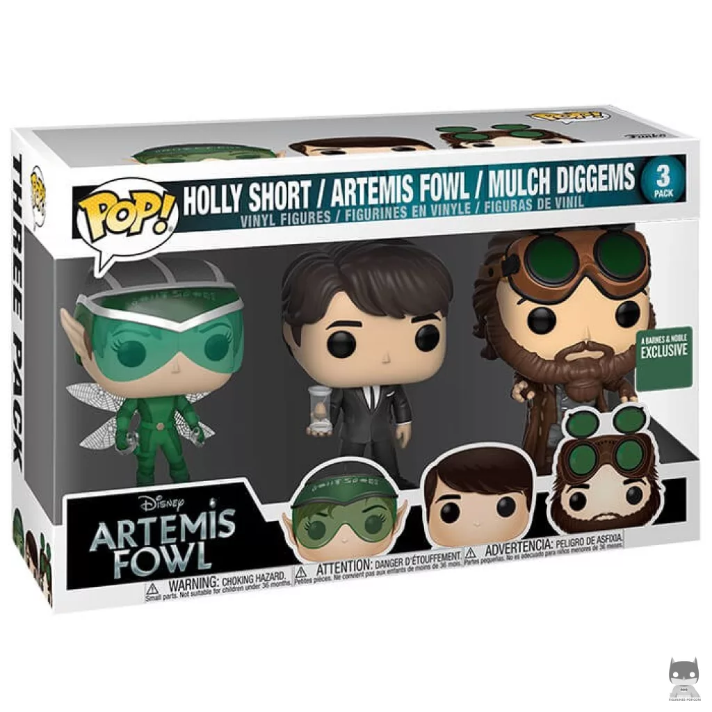 Figurine Funko POP Holly Short, Aretmis Fowl & Mulch Diggems avec boîte
