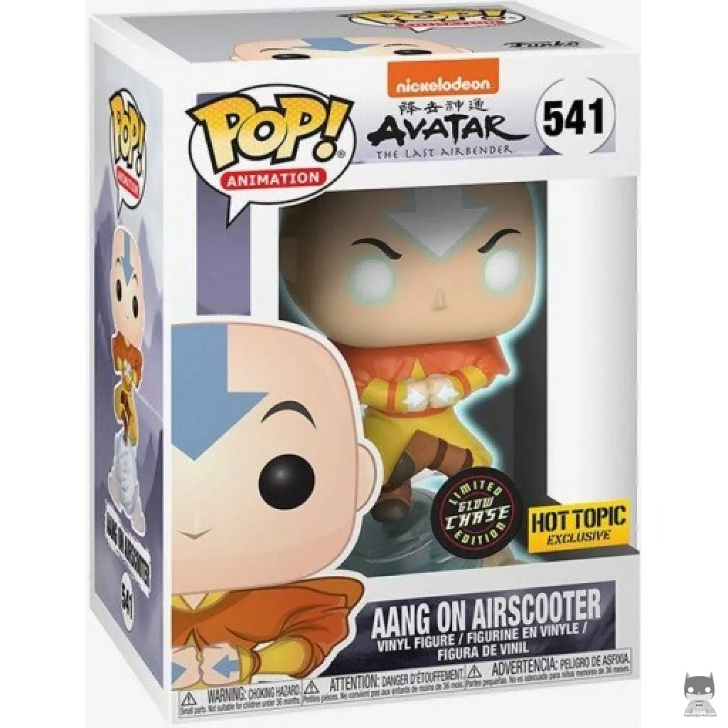 Figurine Funko POP Aang sur Airscooter (Chase) avec boîte