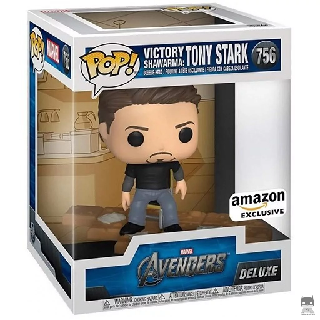 Figurine Funko POP Victory Shawarma : Tony Stark avec boîte