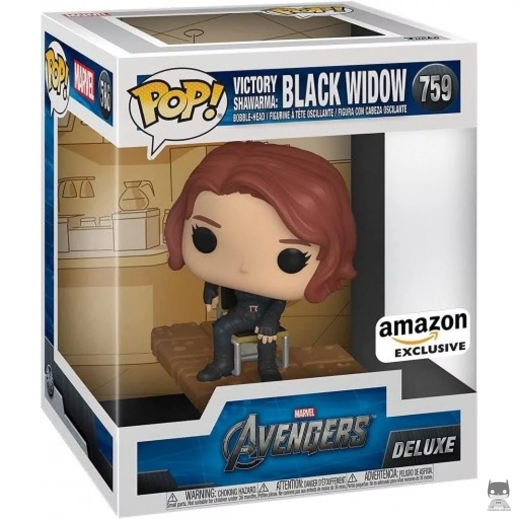 Figurine Funko POP Victory Shawarma : Black Widow avec boîte