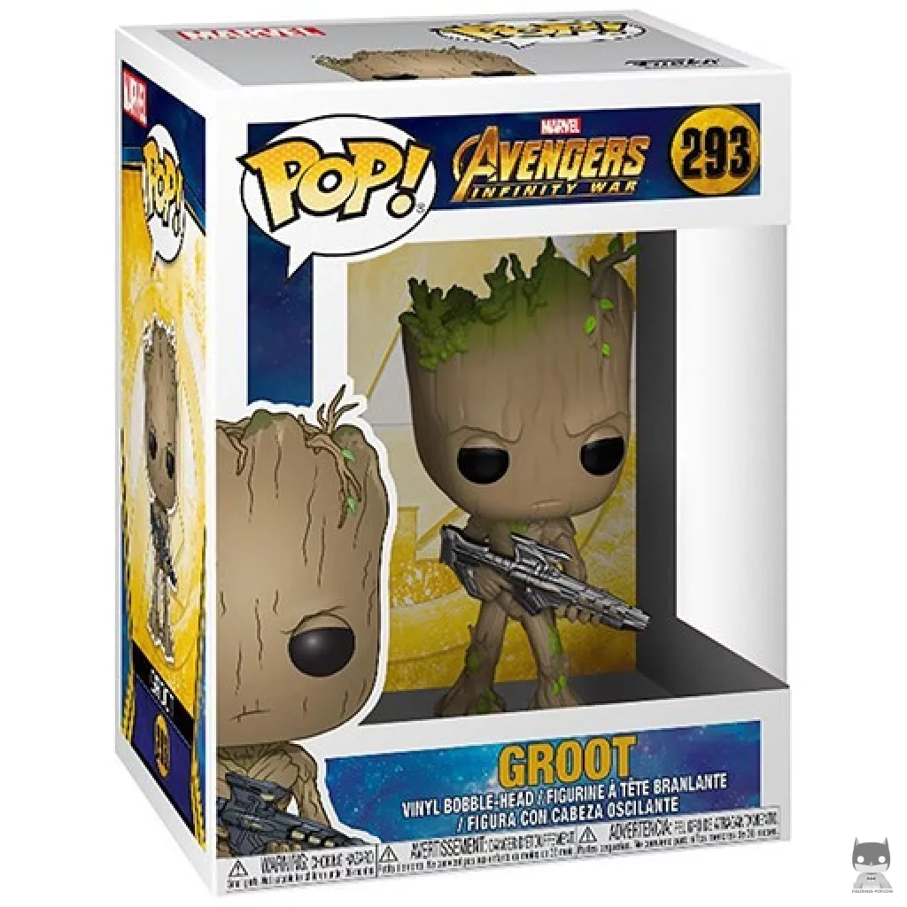 Figurine Funko POP Groot (avec Blaster) avec boîte