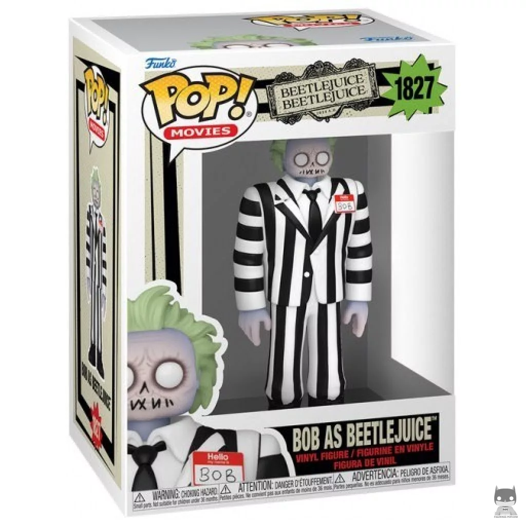 Figurine Funko POP Bob en Beetlejuice avec boîte