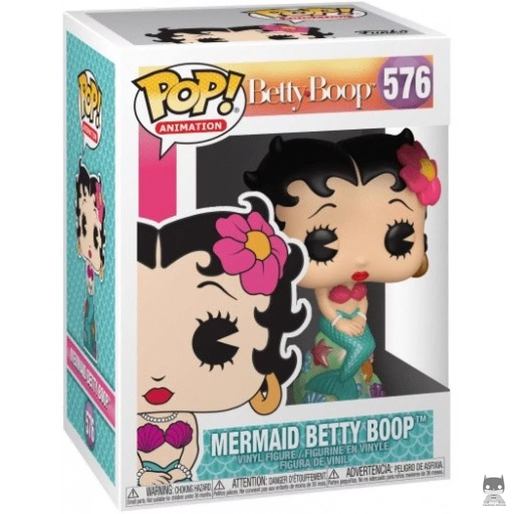 Figurine Funko POP Betty Boop Sirène avec boîte