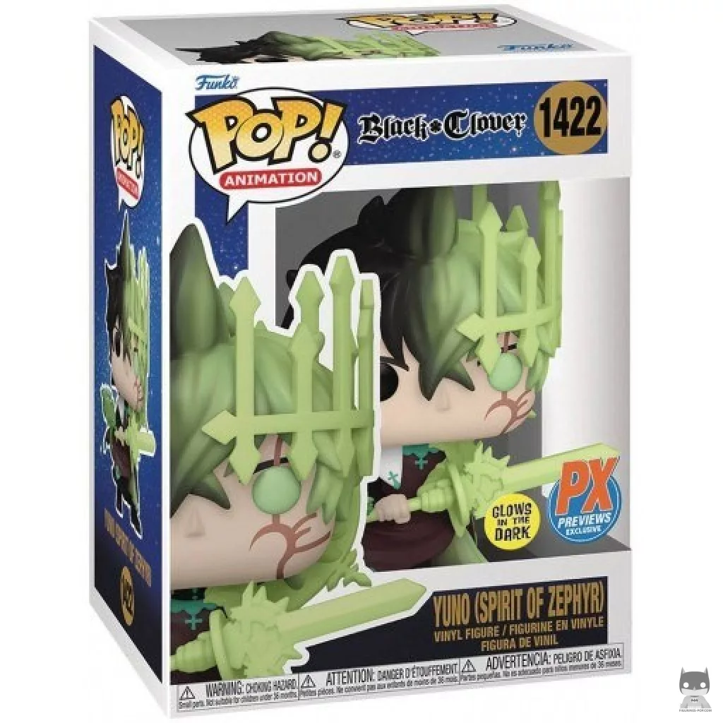Figurine Funko POP Yuno (Esprit de Zéphyr) (Glow in the Dark) avec boîte