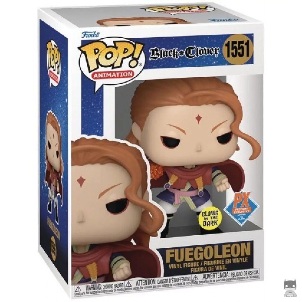 Figurine Funko POP Fuegoleon (Glow in the Dark) avec boîte
