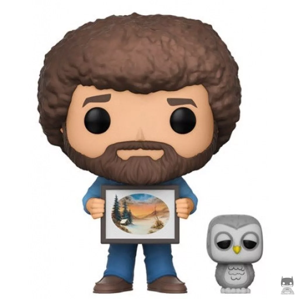 Figurine Funko POP Bob Ross & Hoot (Chase) (Bob Ross)