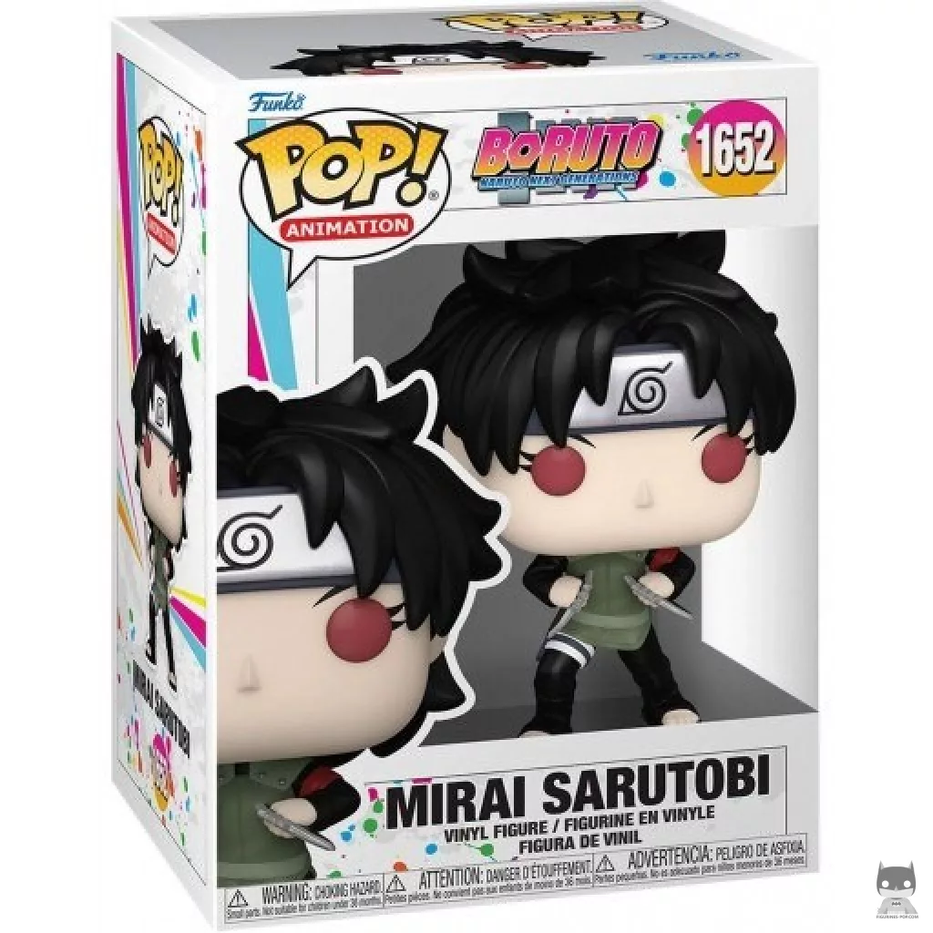 Figurine Funko POP Mirai Sarutobi avec boîte