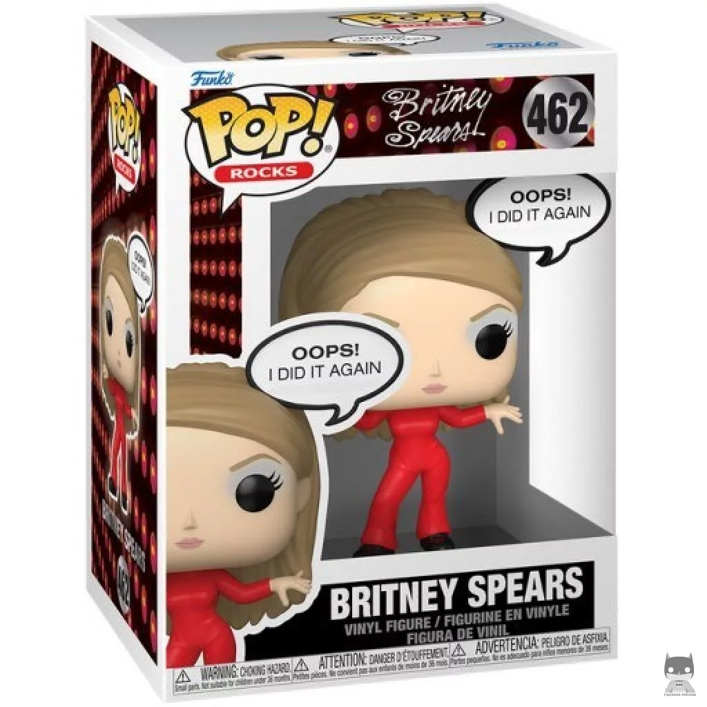 Figurine Funko POP Britney Spears (Oops! I Did It Again) avec boîte