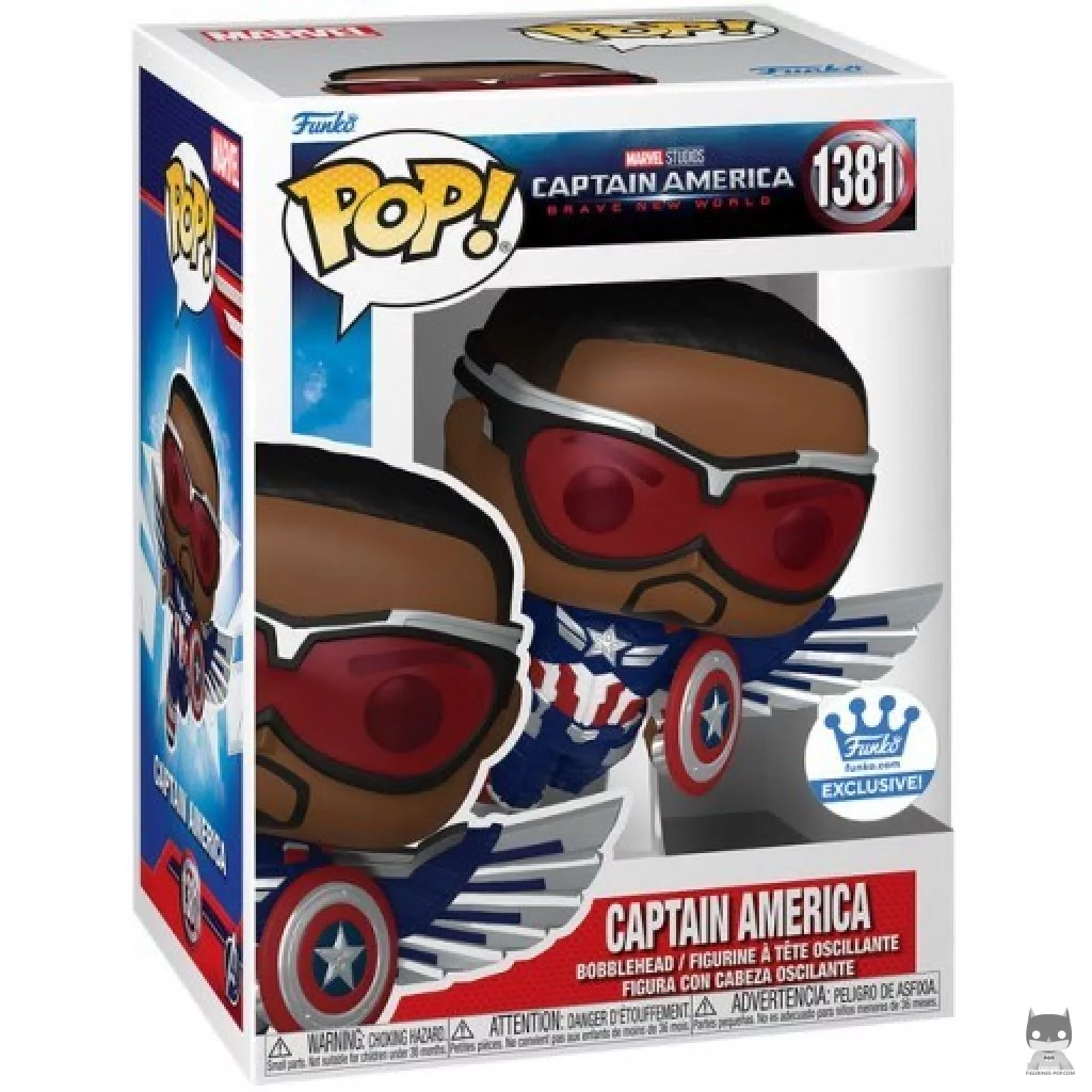 Figurine Funko POP Captain America avec boîte