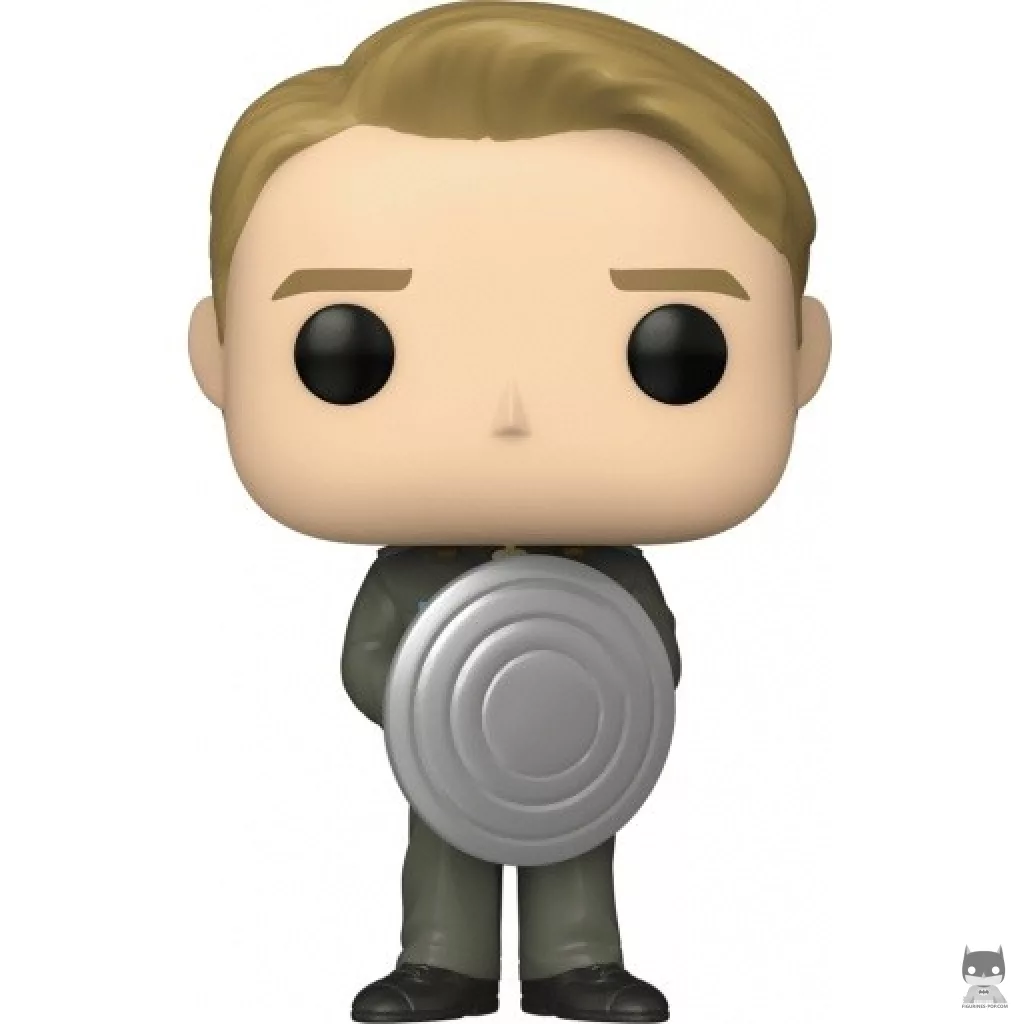 Figurine Funko POP Captain America avec le Bouclier Prototype (Metallic) (Captain America : Civil War)