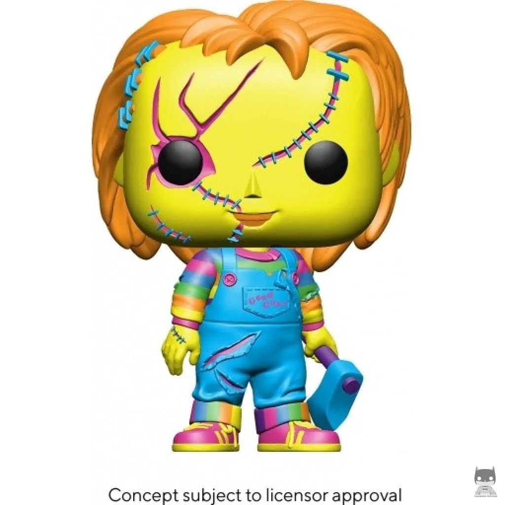 Figurine Funko POP Chucky & Tiffany Valentine-Ray (Blacklight) avec boîte