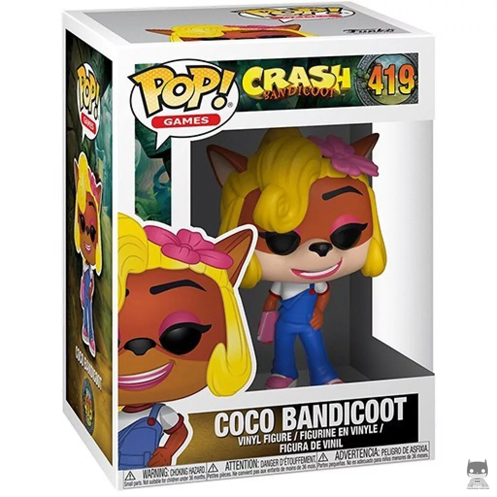 Figurine Funko POP Coco Bandicoot avec boîte