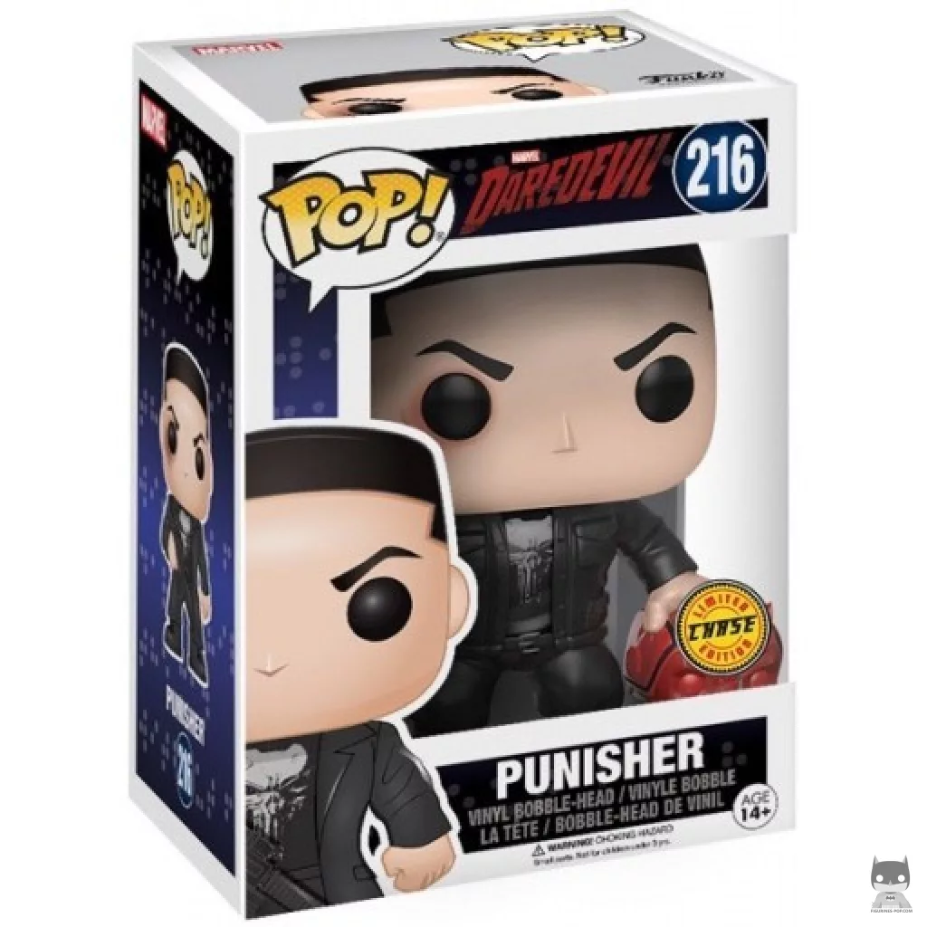Figurine Funko POP Punisher (Chase) avec boîte