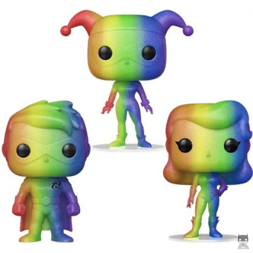 Figurine Funko POP Poison Ivy, Harley Quinn & Robin (DC Comics)