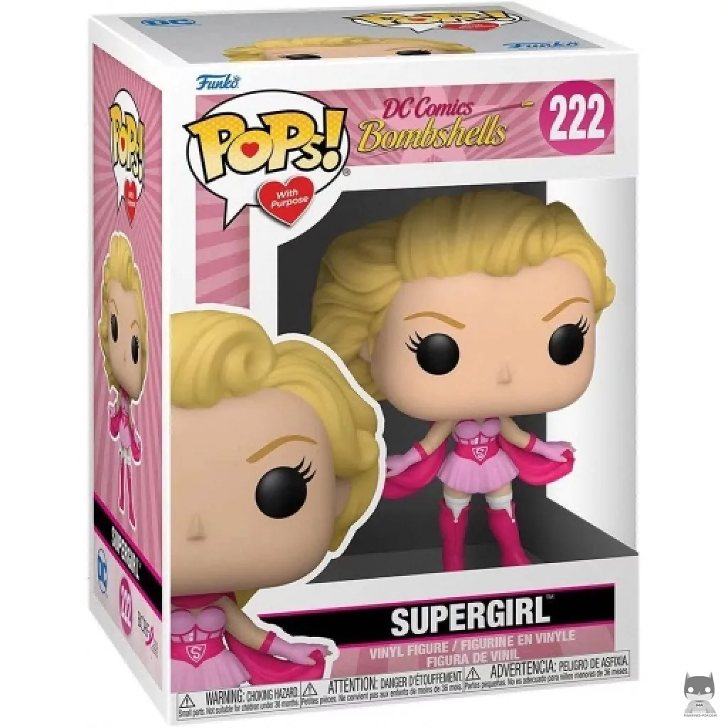 Figurine Funko POP Supergirl (Cancer du Sein) avec boîte