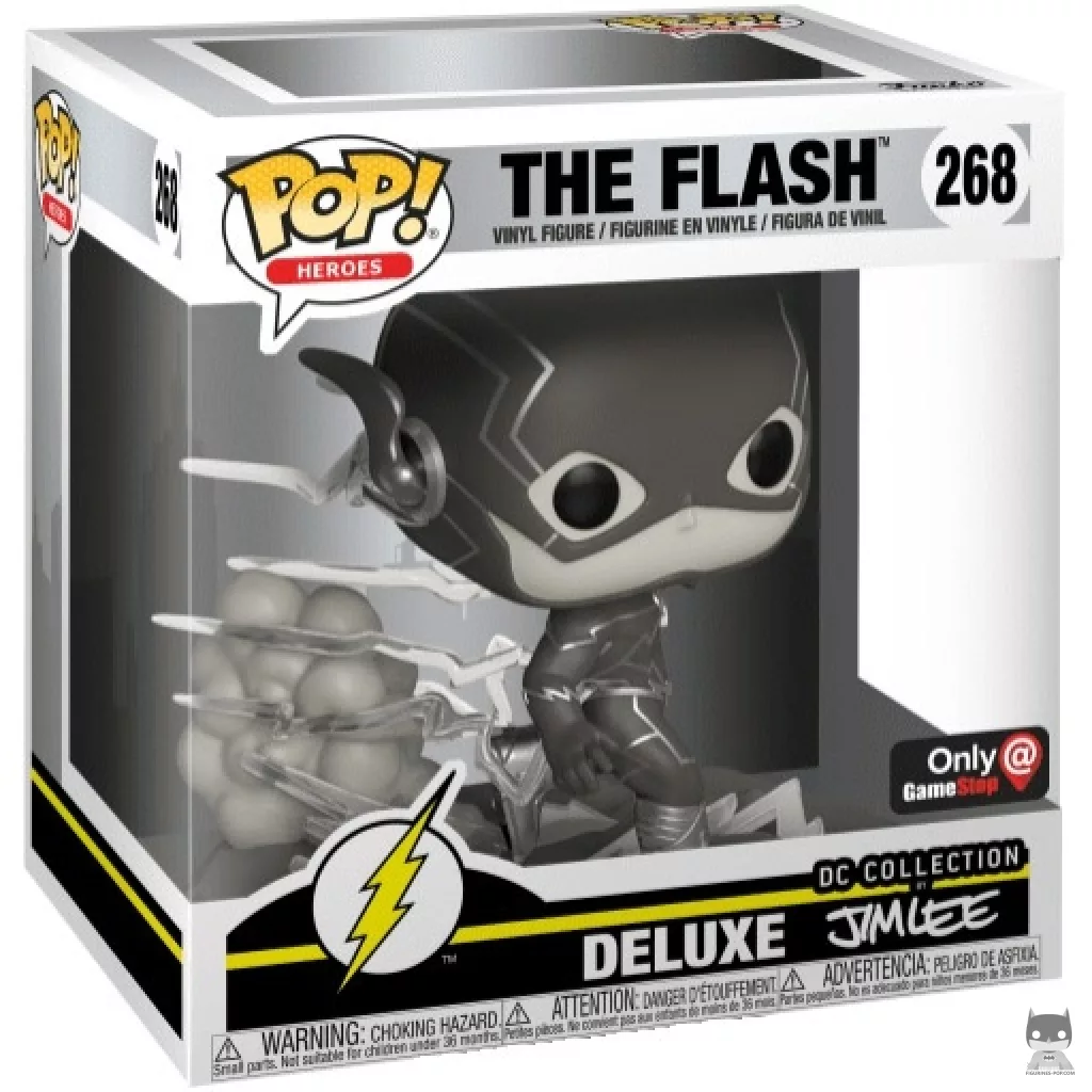 Figurine Funko POP Flash (Noir & Blanc) avec boîte