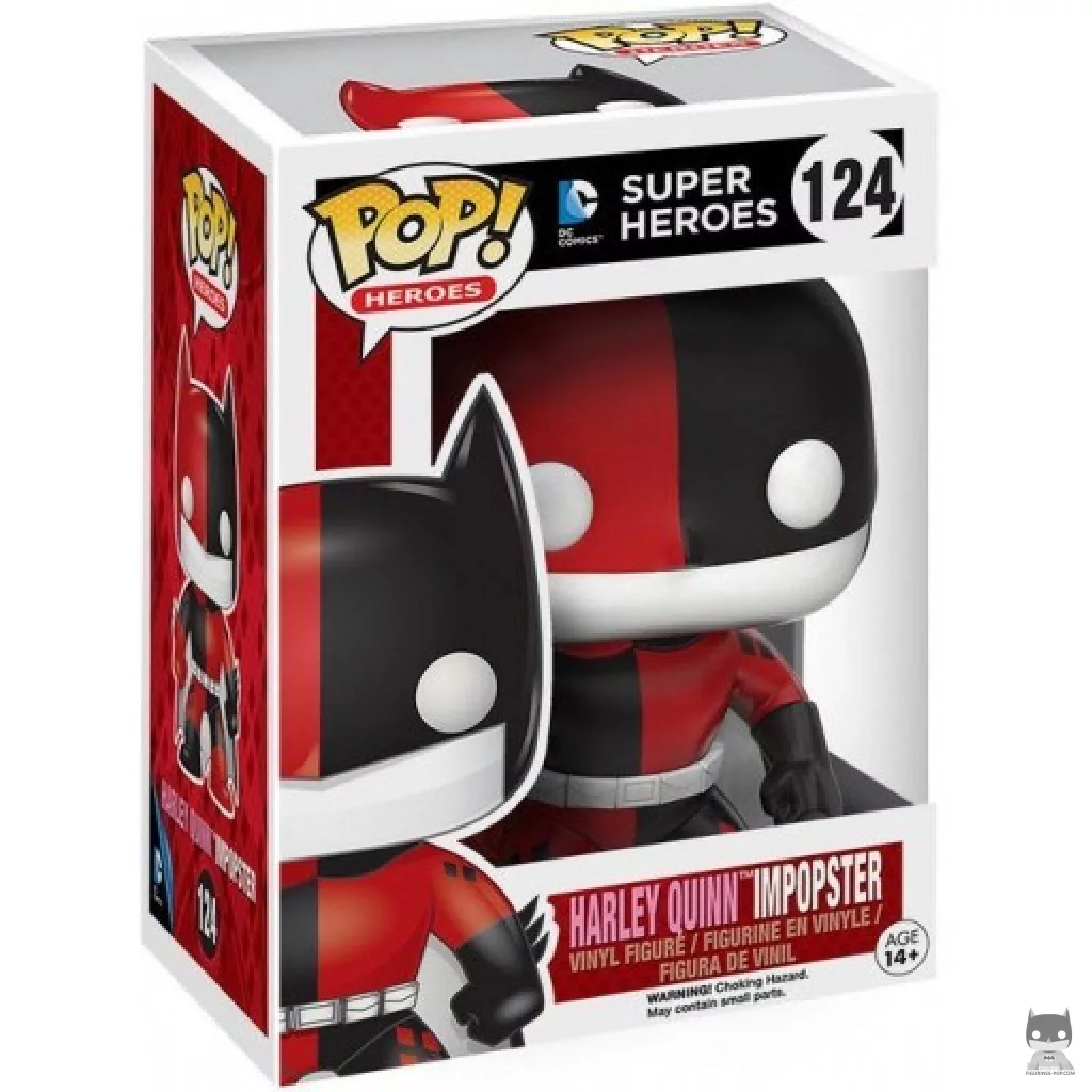 Figurine Funko POP Batman en Harley Quinn avec boîte
