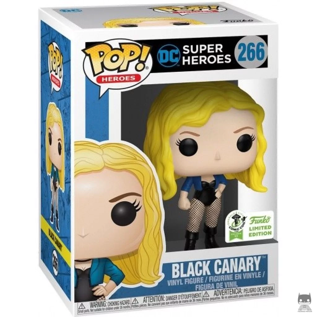 Figurine Funko POP Black Canary avec boîte