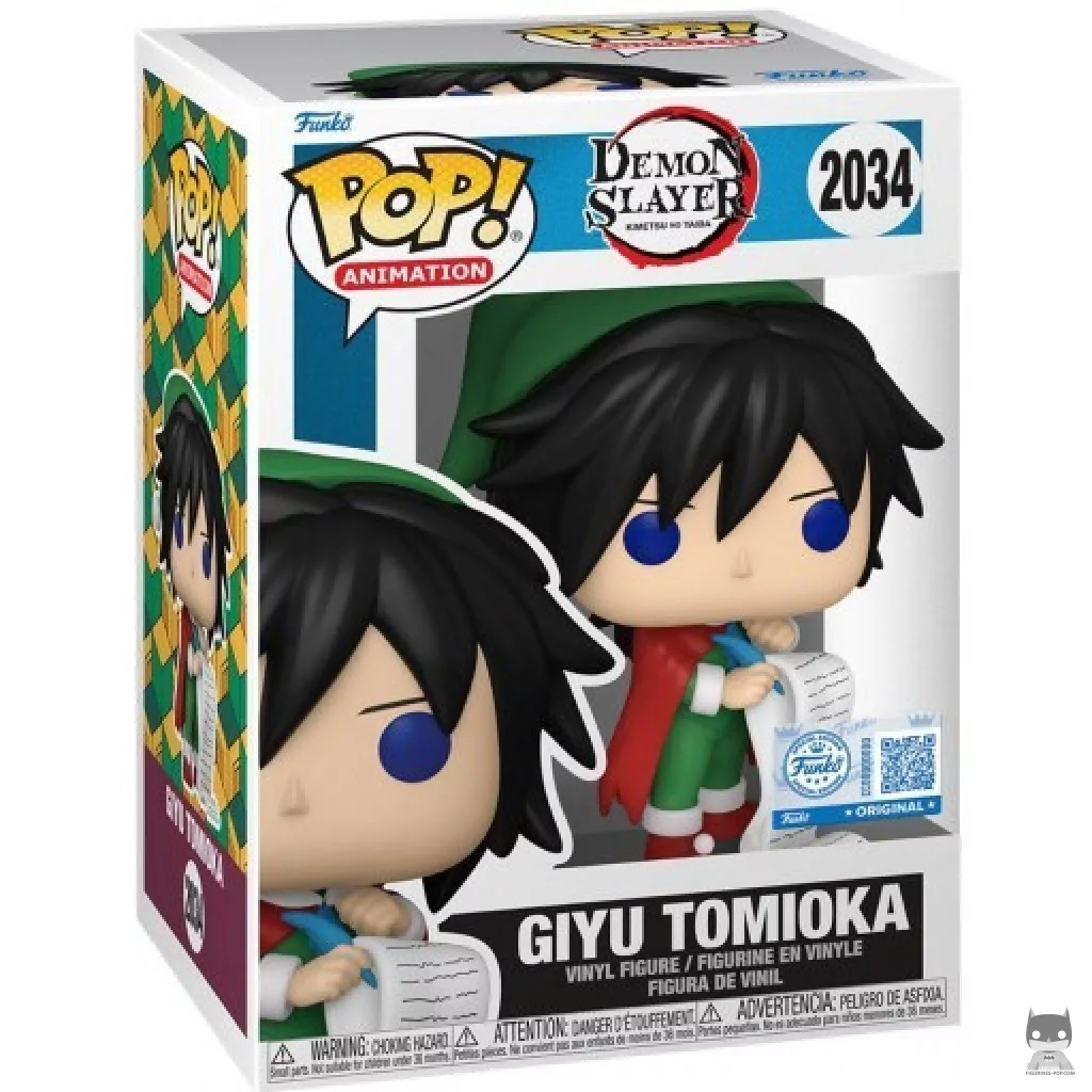 Figurine Funko POP Giyu Tomioka (Noël) avec boîte