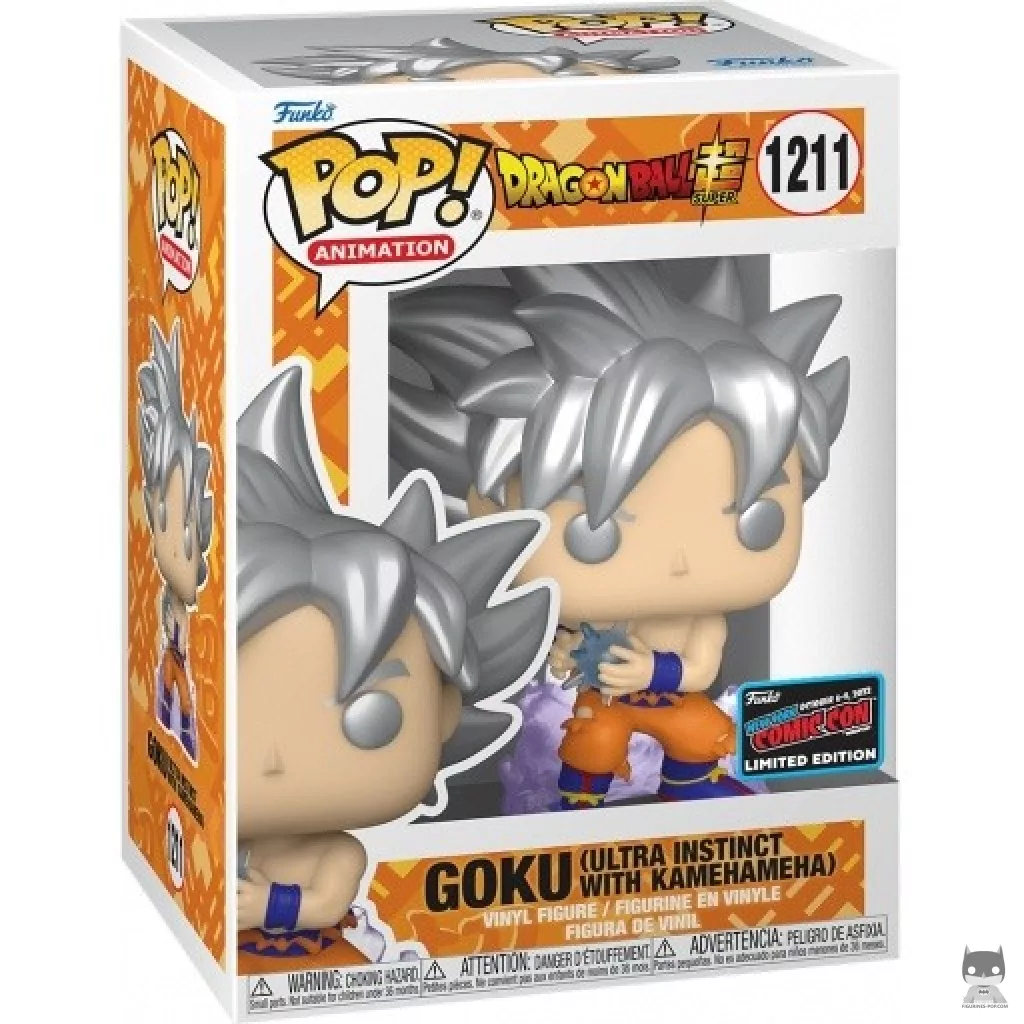 Figurine Funko POP Goku (Ultra Instinct With Kamehameha) avec boîte
