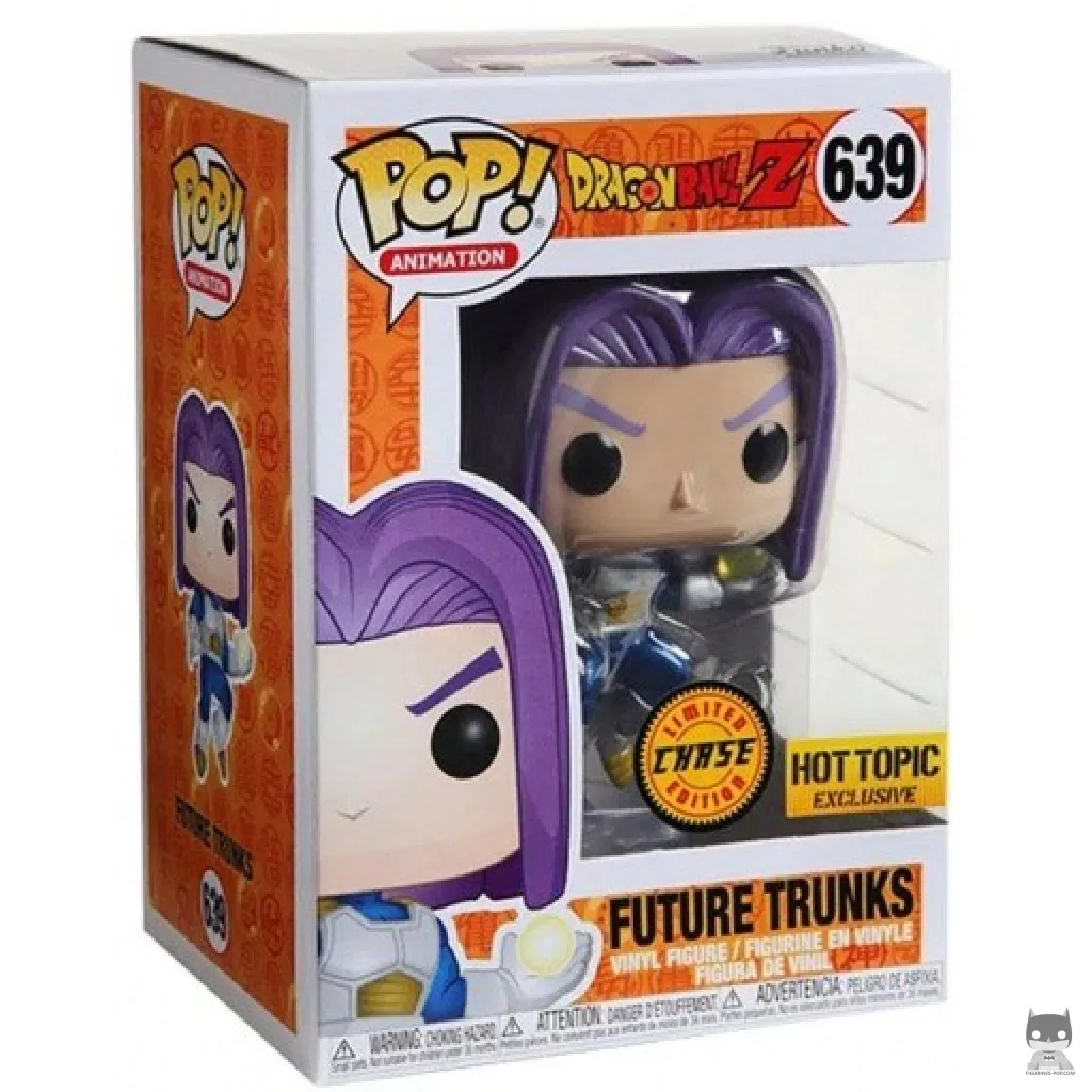 Figurine Funko POP Trunks du Futur (Chase & Metallic) avec boîte