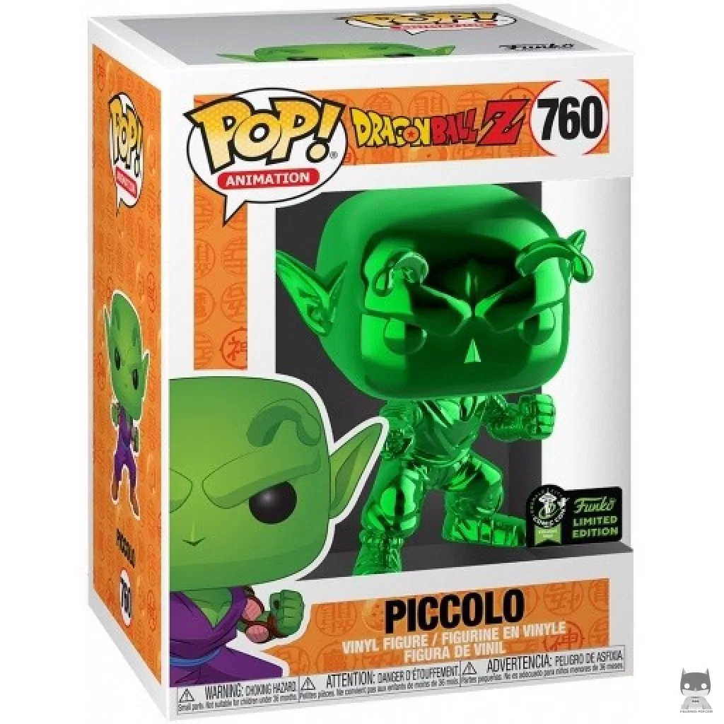 Figurine Funko POP Piccolo (Chrome Vert) avec boîte