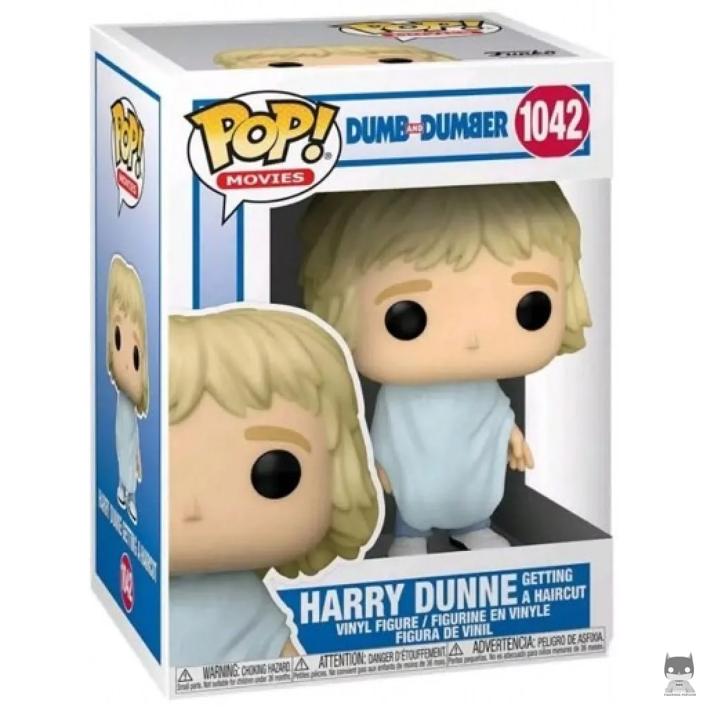 Figurine Funko POP Harry Dunne se faisant couper les cheveux avec boîte