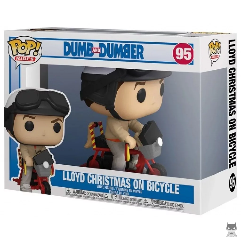 Figurine Funko POP Lloyd Christmas sur Vélo avec boîte