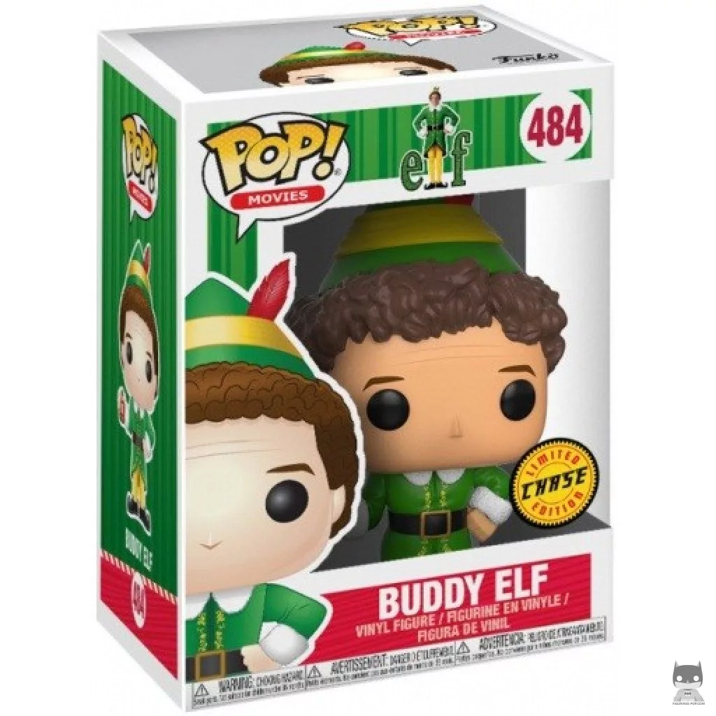 Figurine Funko POP Buddy Elf avec Jack-in-the-Box (Chase) avec boîte