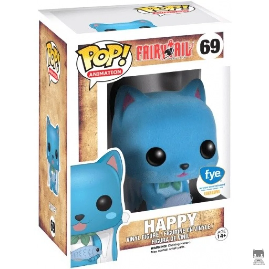 Figurine Funko POP Happy (Flocked) avec boîte