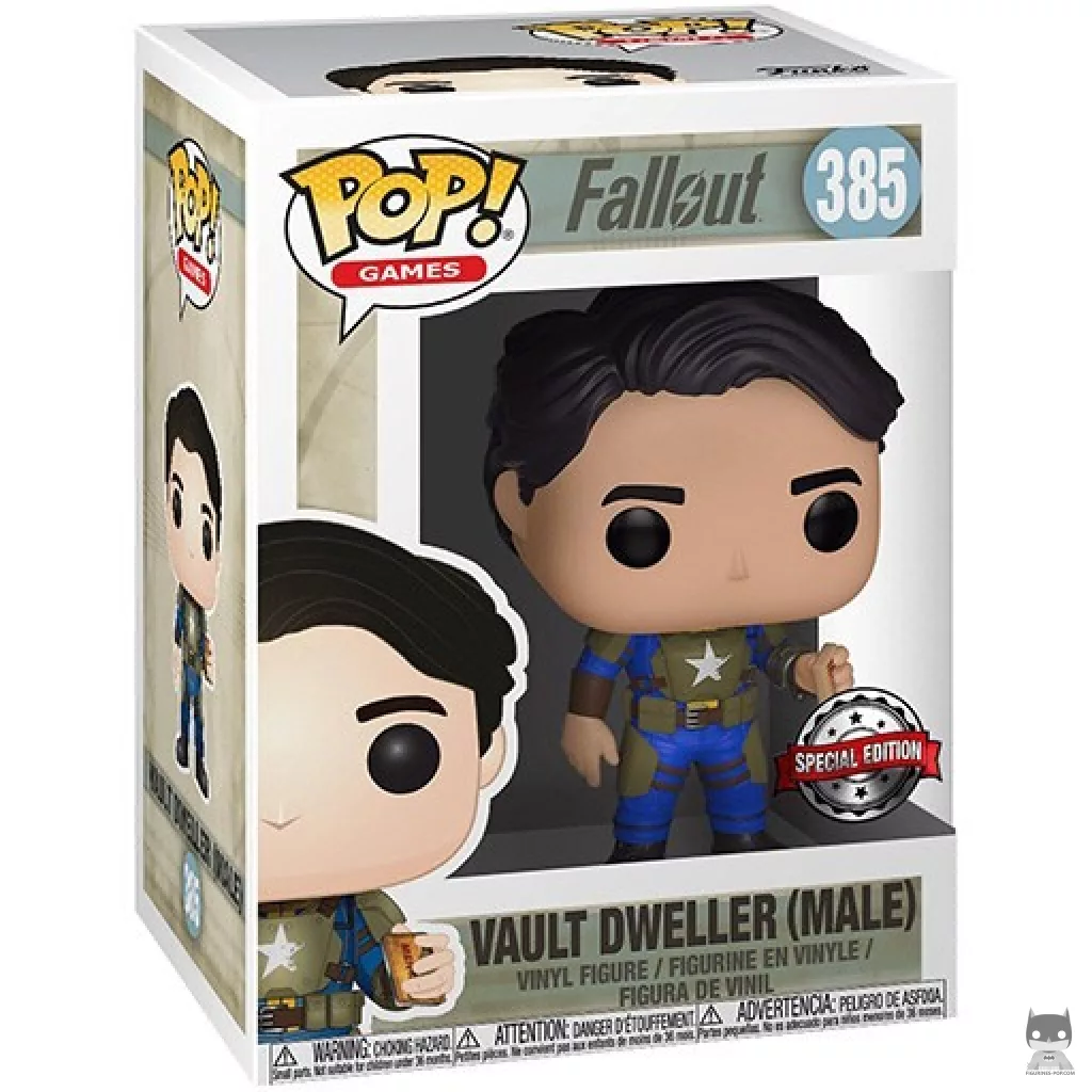 Figurine Funko POP Vault Dweller (Homme) (avec la boîte de Mentats) avec boîte