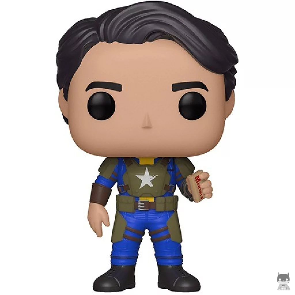 Figurine Funko POP Vault Dweller (Homme) (avec la boîte de Mentats) (Fallout)