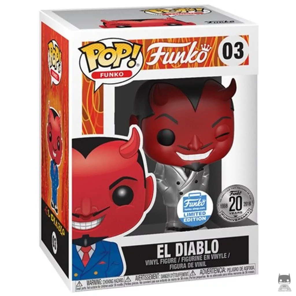 Figurine Funko POP El Diablo (Costume) (Silver) avec boîte