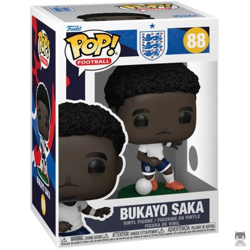 Figurine Funko POP Bukayo Saka (Angleterre) avec boîte