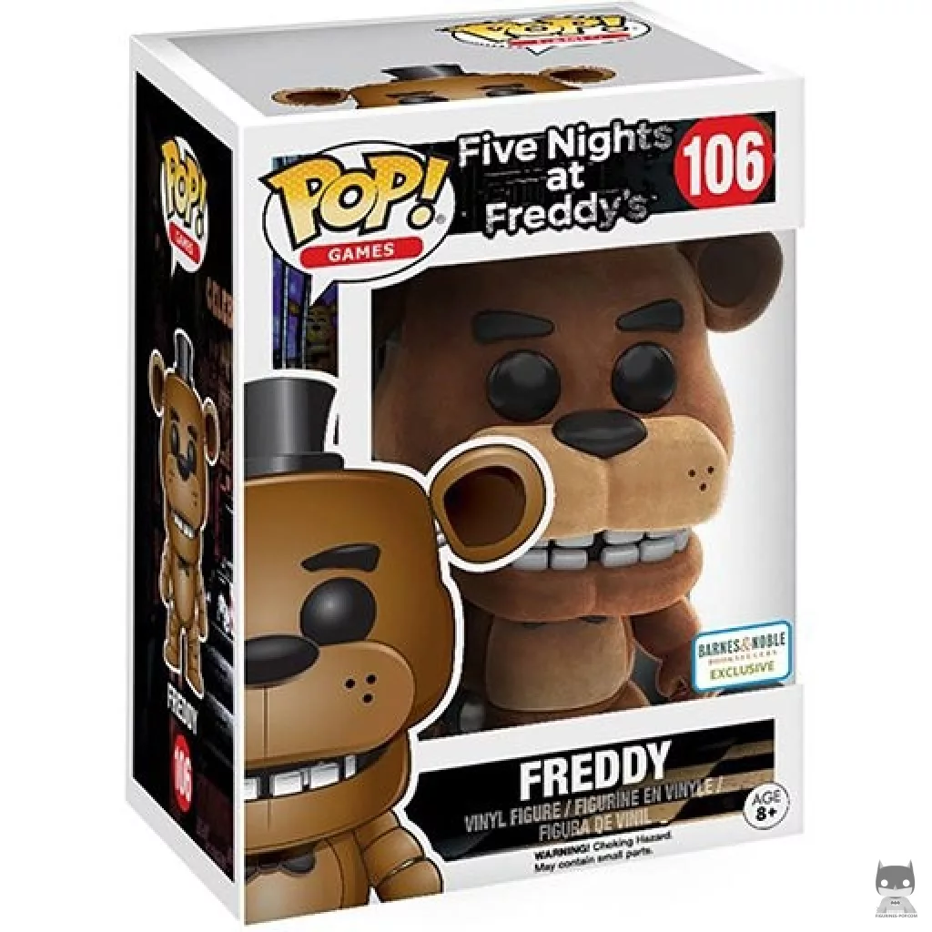 Figurine Funko POP Freddy Fazbear (Flocked) avec boîte