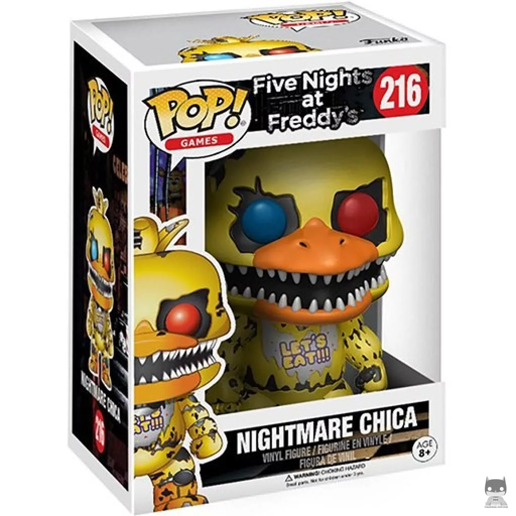 Figurine Funko POP Chica the Chicken (Cauchemar) avec boîte