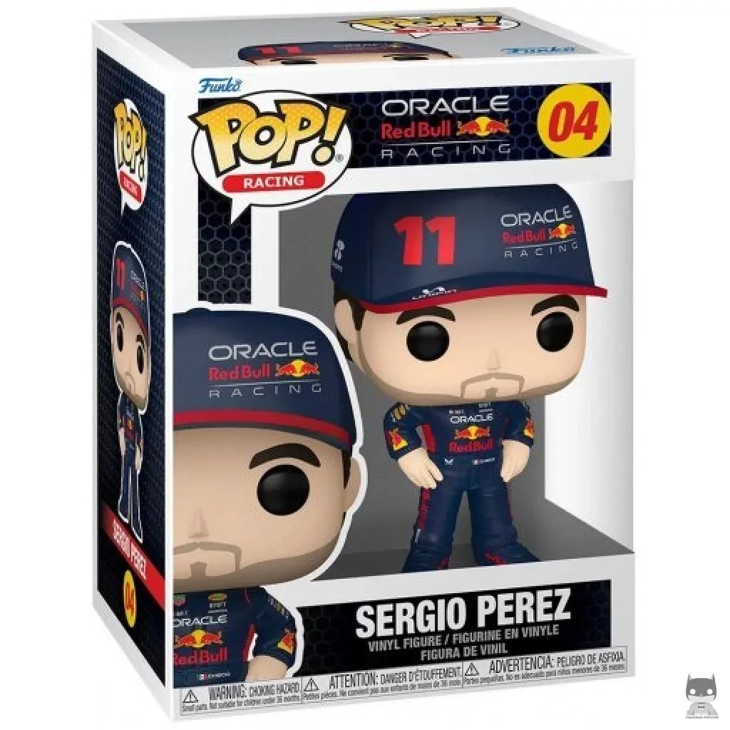 Figurine Funko POP Sergio Pérez (Oracle Red Bull Racing) avec boîte