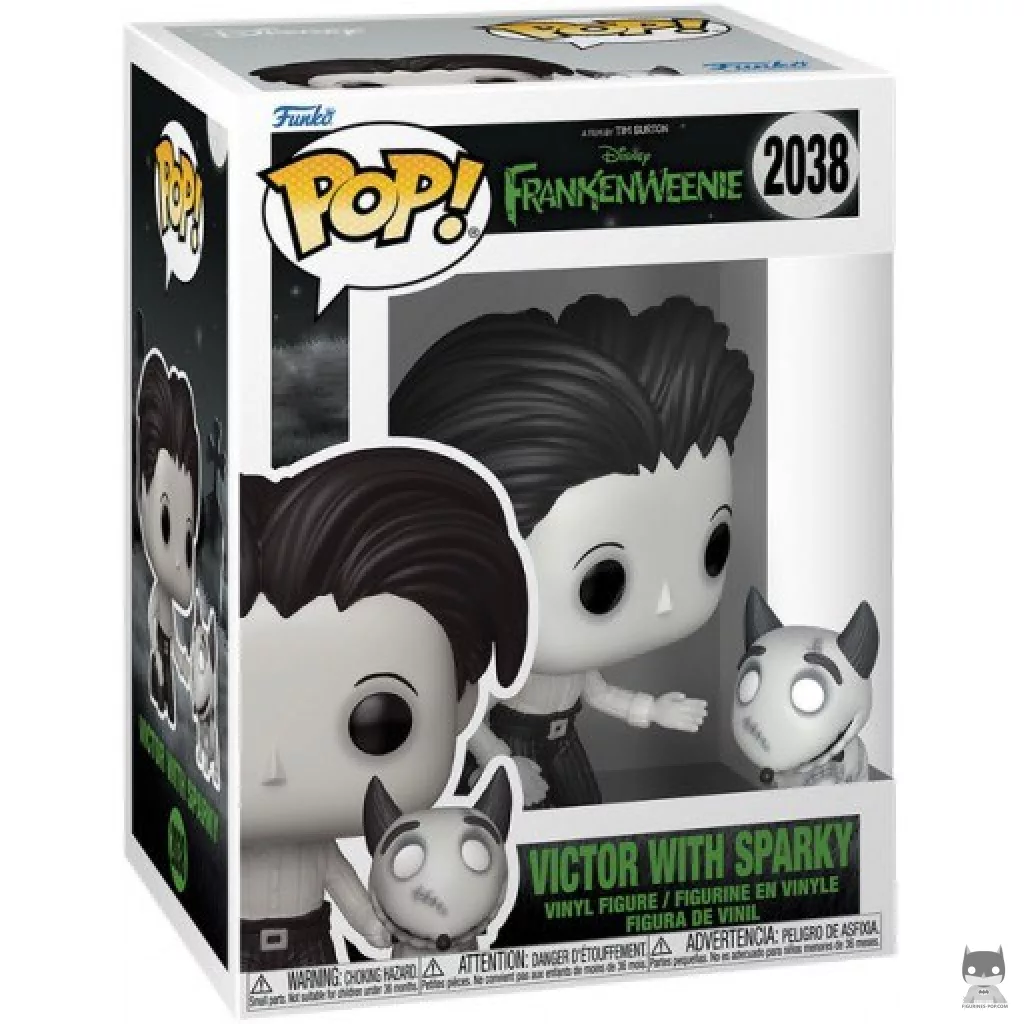 Figurine Funko POP Victor avec Sparky avec boîte